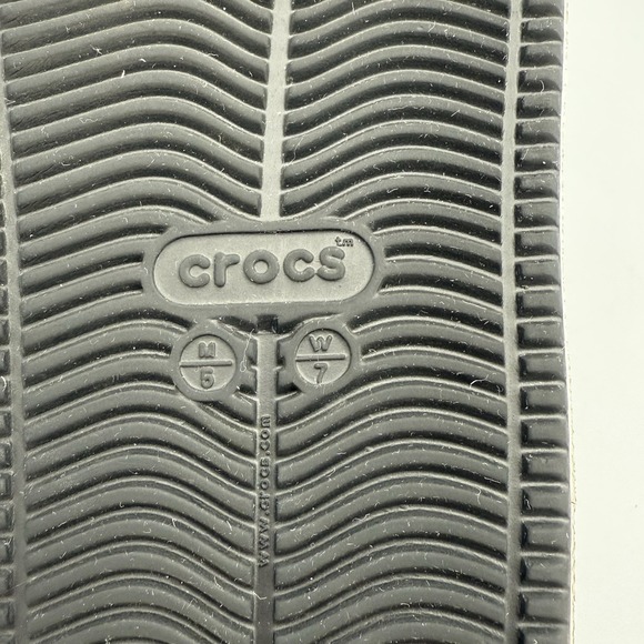 Crocs Crocband II Clogs Black Slip On 11989-060 Size Men's 5 Women's 7 - Picture 7 of 8